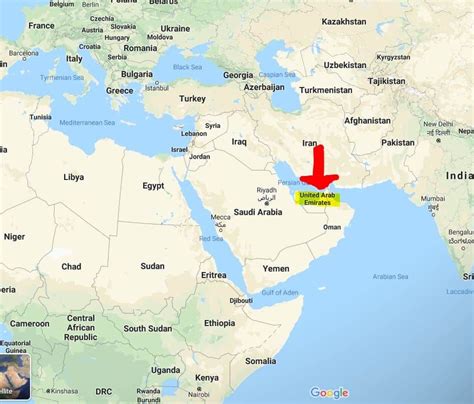 what country is dubai near.